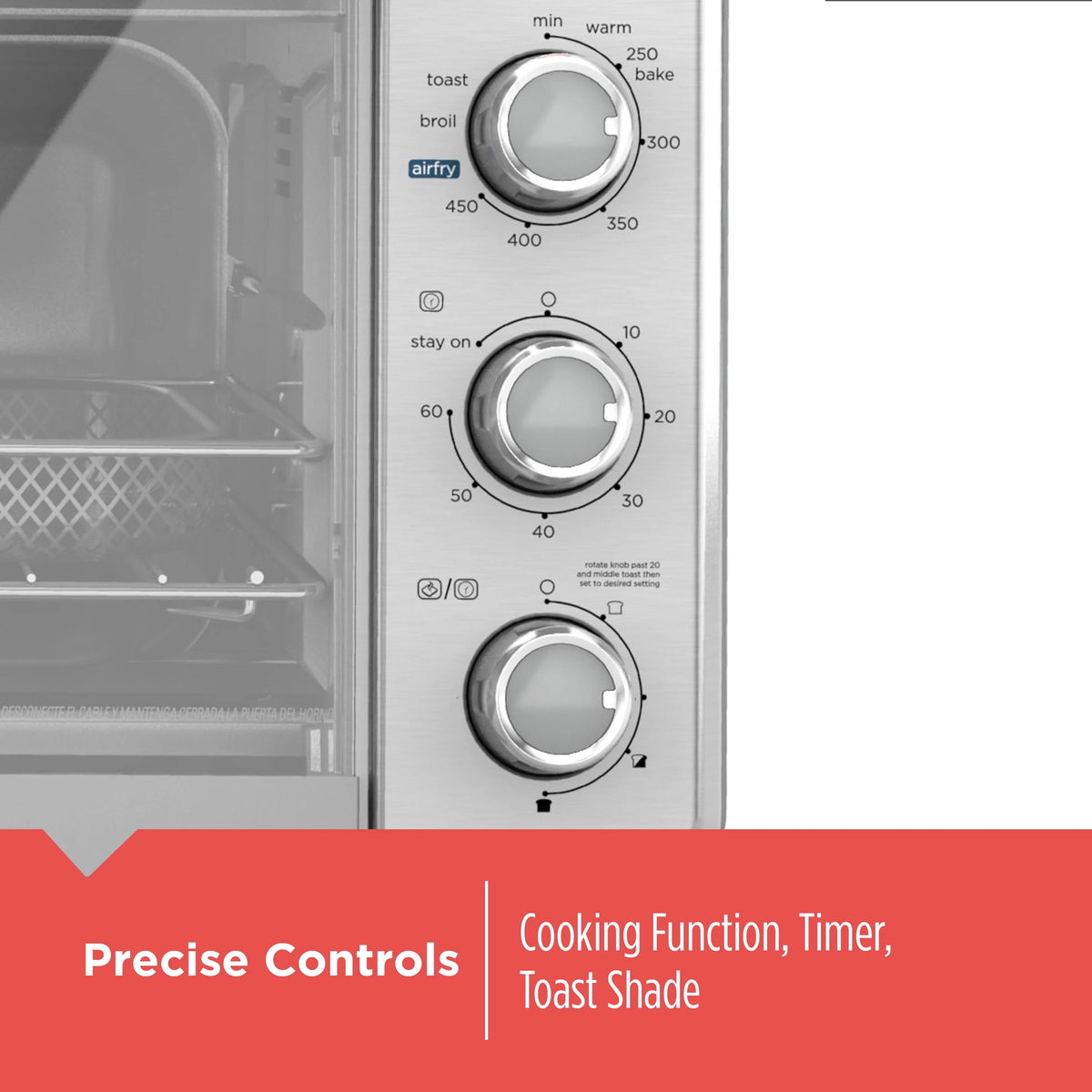 6-Slice Air Fry Toaster Oven U37107