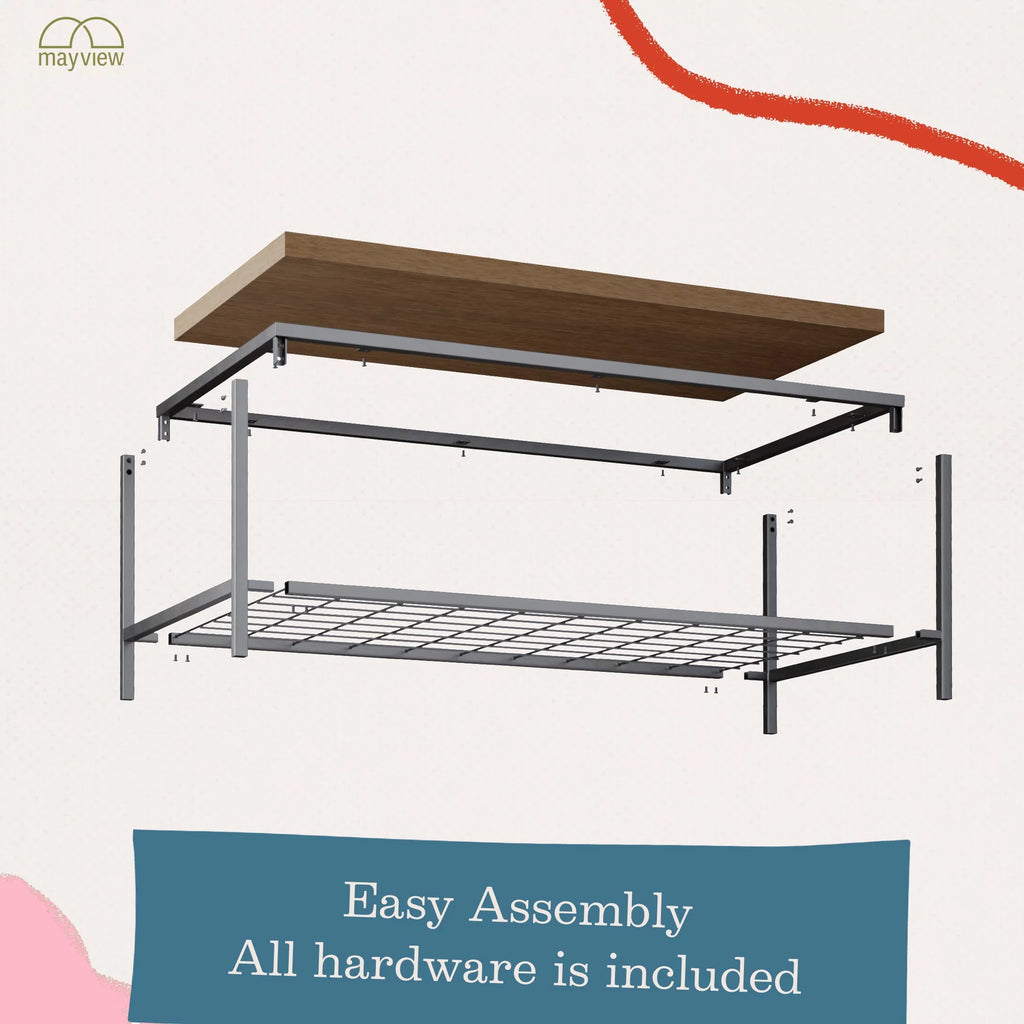 Industrial Wood and Metal Coffee Table W27145