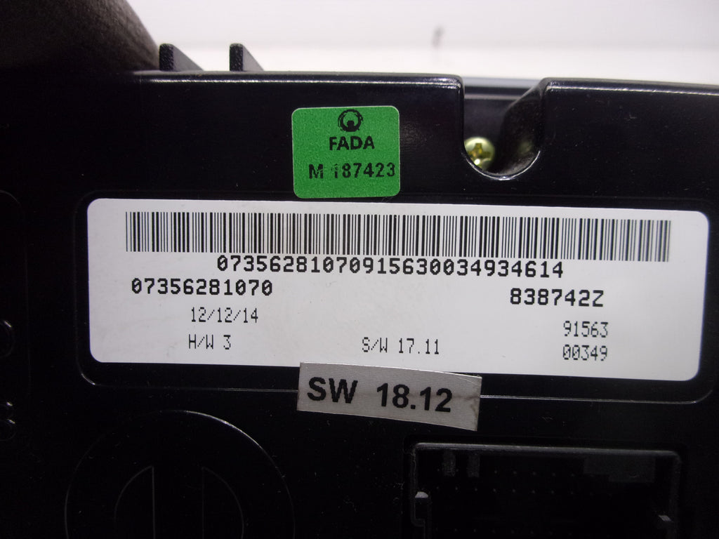 Pre-Owned Jeep Renegade Climate AC Heater Temperature Control O489