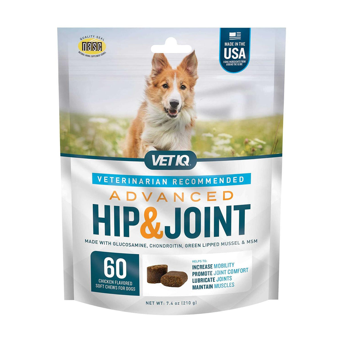Chicken Flavored Soft Chews Hip and Joint Supplement for Dogs W548