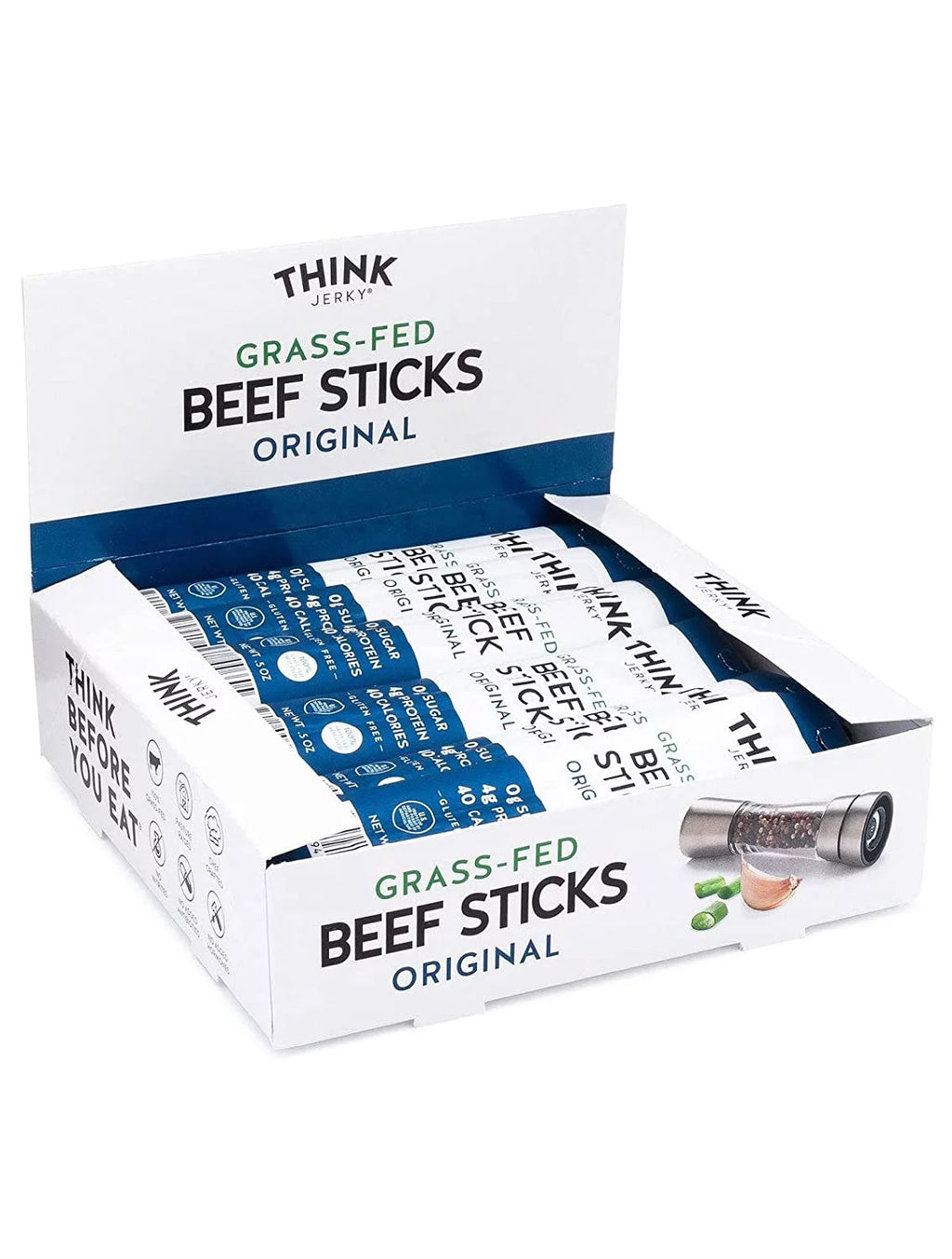 Original Grass-Fed Beef Sticks 0.5 Ounce Pack of 20 I638293