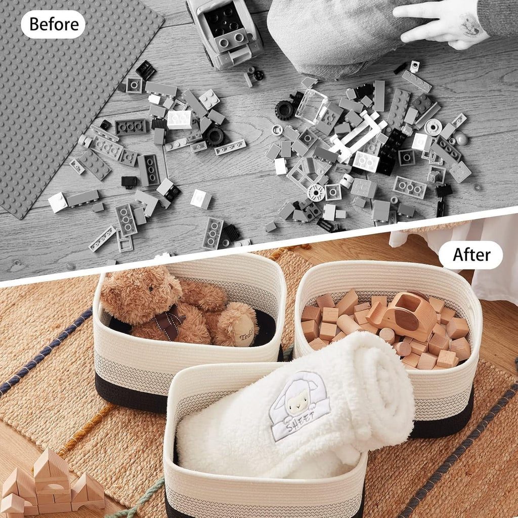 Cotton Rope Woven Storage Basket G116