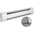 White Electric Baseboard Heater D666