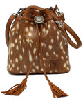 Brown Concealed Carry Bucket Bag Z850946