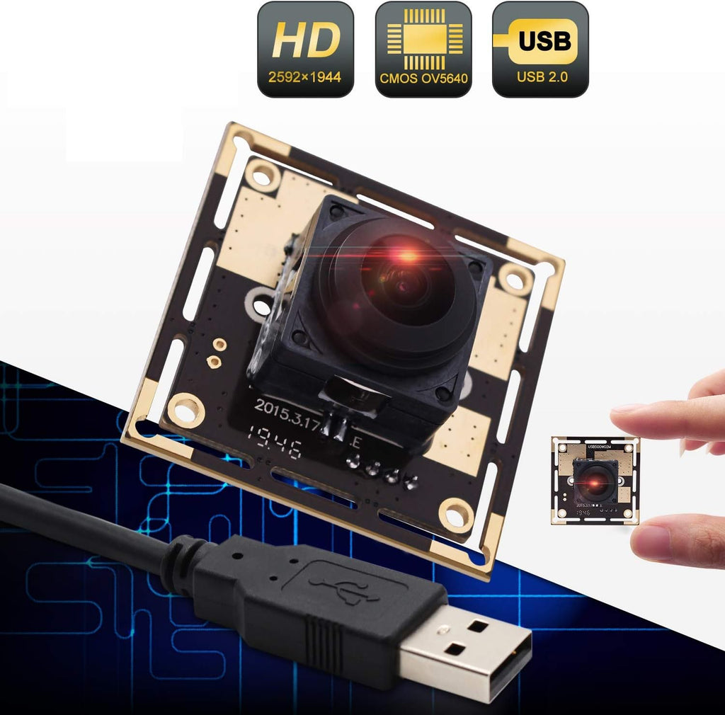 5 Megapixel USB Camera Module with 170 Degree Fisheye Lens G173