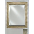 20 in. x 26 in. Recessed Single Door Cabinet Silver P982738