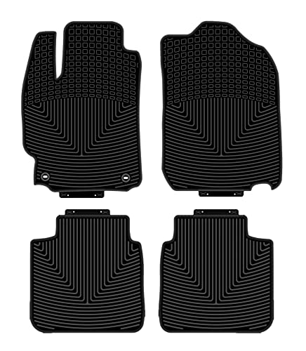 Black 3D Custom Fit All-Weather Floor Mats Set for Toyota Camry M284