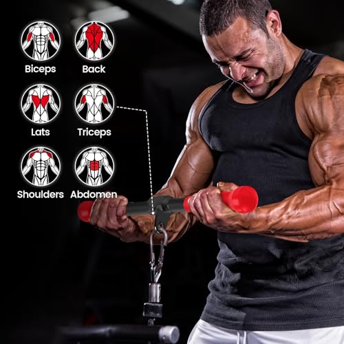 V-shaped Bar LAT Pull Down Bar D Handle with PU Grip C567955