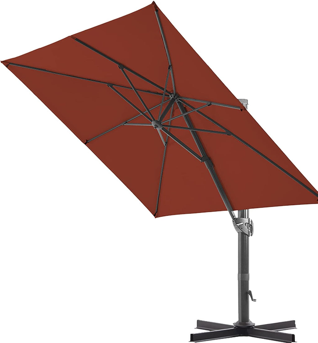 11 ft. 2 Tier Aluminum Cantilever Offset Patio Umbrella C586