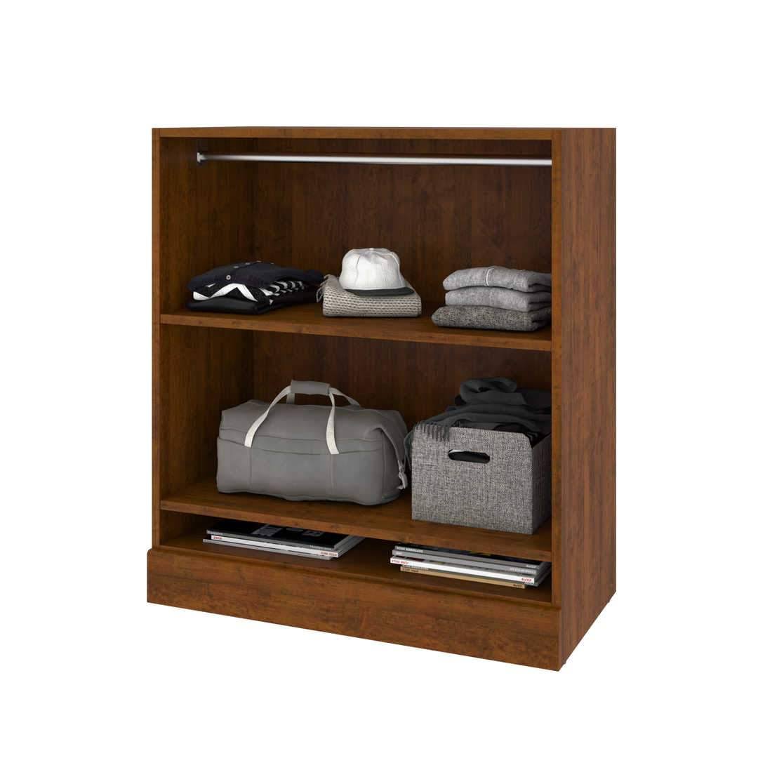 White Low Storage Unit with Rod N575234
