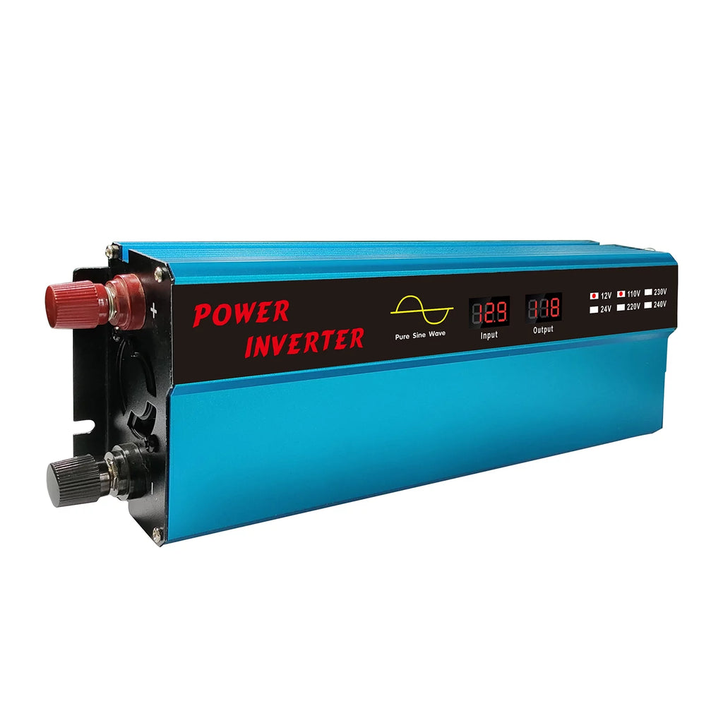 850W Pure Sine Car Power Inverter, 1600 Watt, 2 Sockets, 2 USB Ports A29019