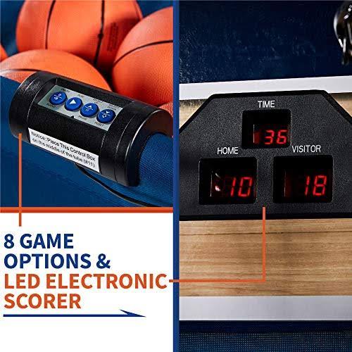 8-Option Interactive Basketball Arcade Game with LED Lights E5073