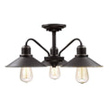 3-Light Semi Flush Mount D2518
