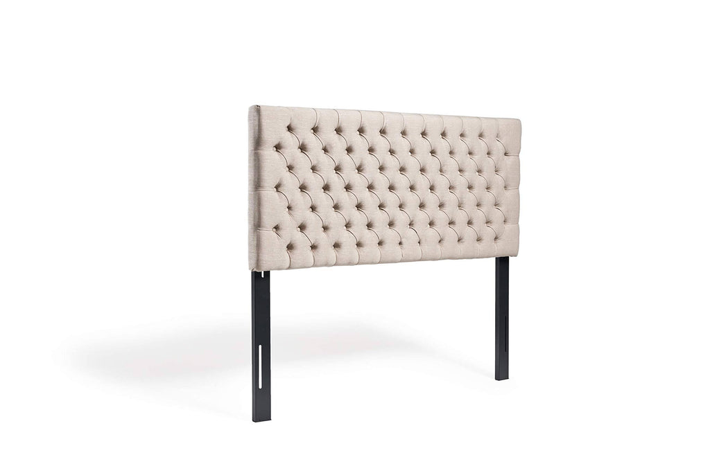 Tufted Fabric Headboard, Queen/Full, Sand P195992