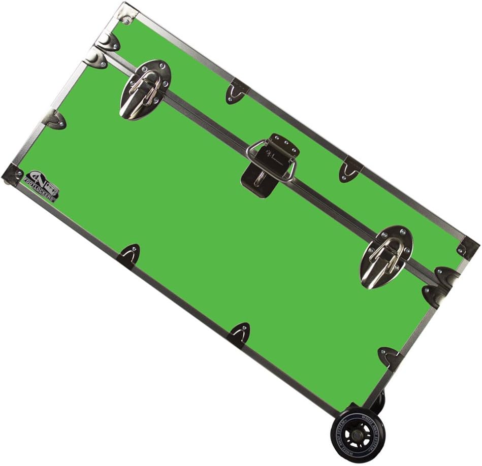 Lockable Trunk Footlocker with Wheels O973006