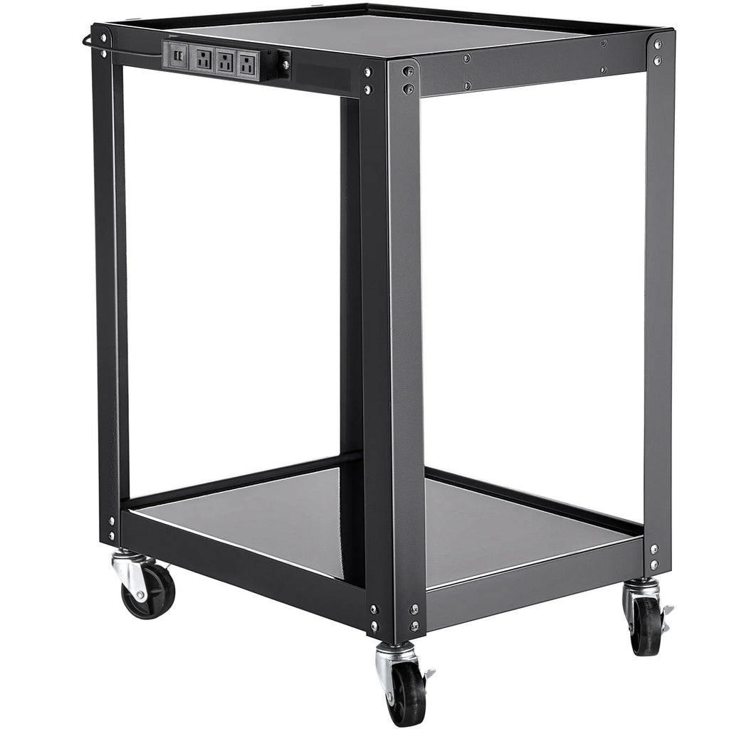 Steel Media Cart with Power Strip K478393