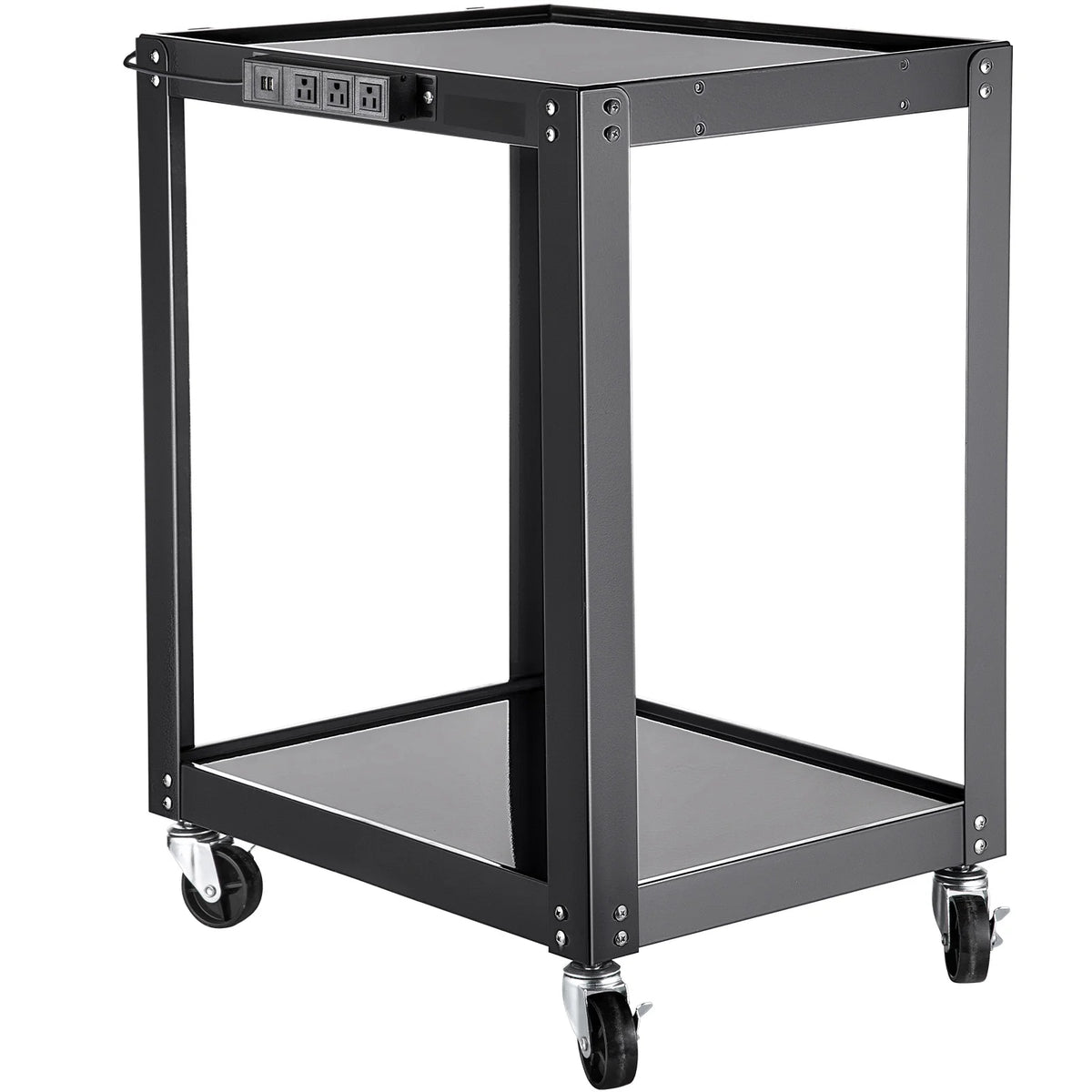 Steel Media Cart with Power Strip K478393