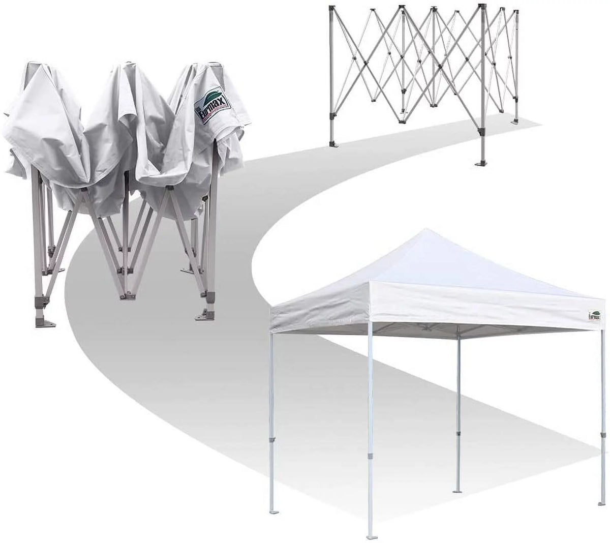10x10 Ft Pop up Canopy Tent with Removable Sidewalls Q8465