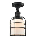 Small Bell Cage Semi-Flush Mount N58804