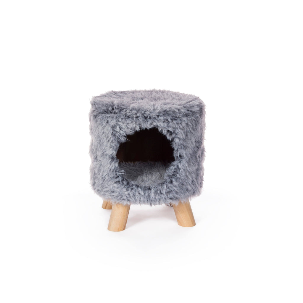 Gray Plush Cozy Cave D12481