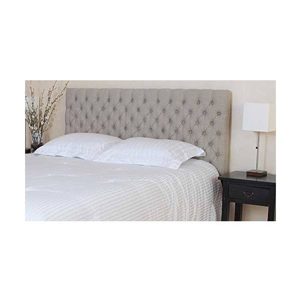 Tufted Fabric Headboard, Queen/Full, Sand P195992