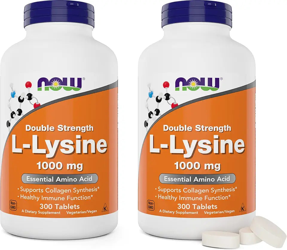 1000mg L-Lysine Tablets Pack of 2 S9476
