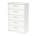 Antique White 5-Drawer Chest N1347