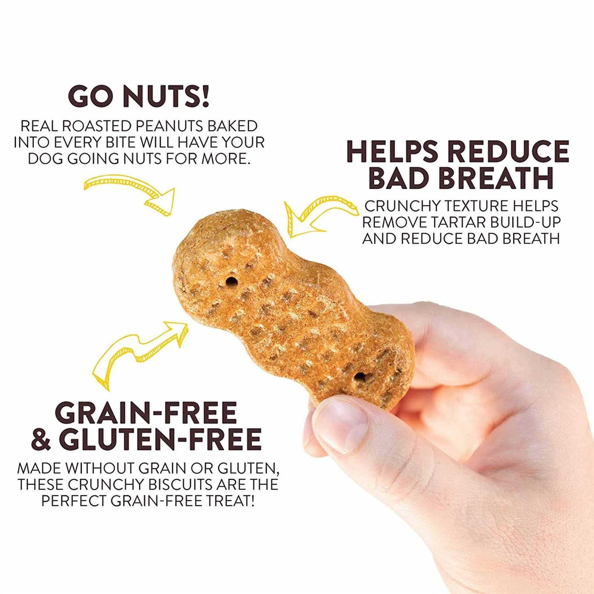 Peanutty Bites Dog Treats Z89029