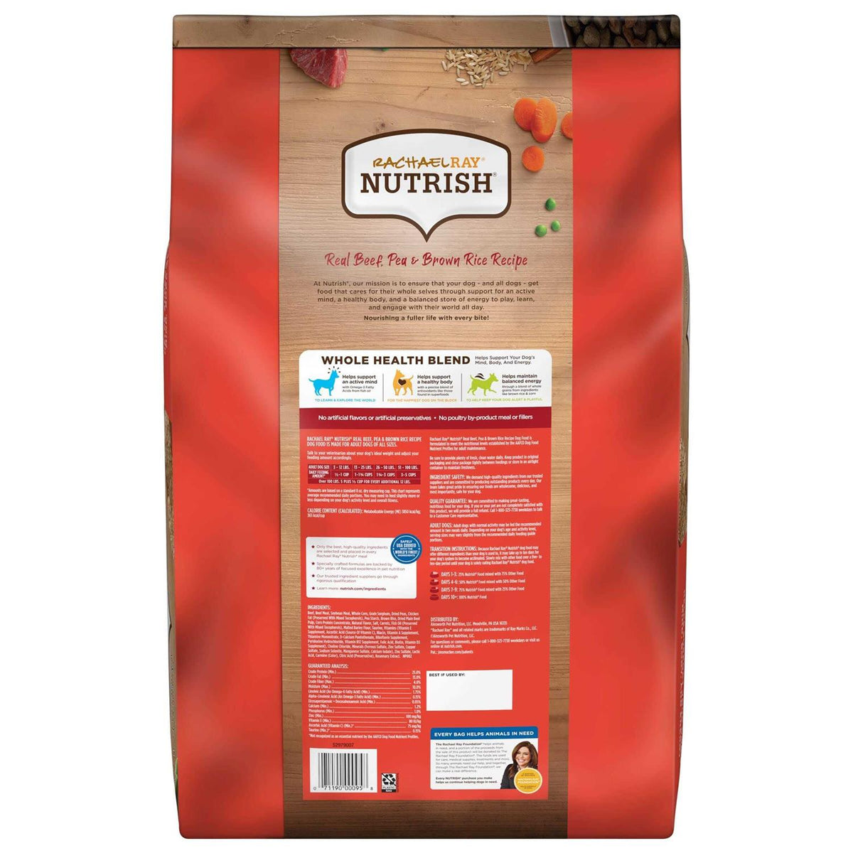 Real Beef Pea & Brown Rice Dry Dog Food Z910262
