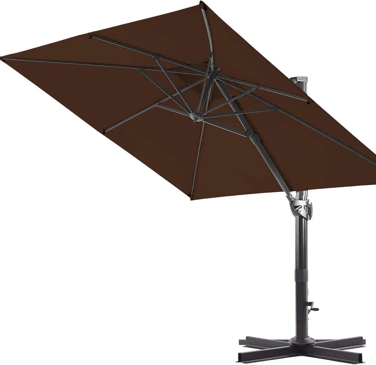 11 ft. 2 Tier Aluminum Cantilever Offset Patio Umbrella C586