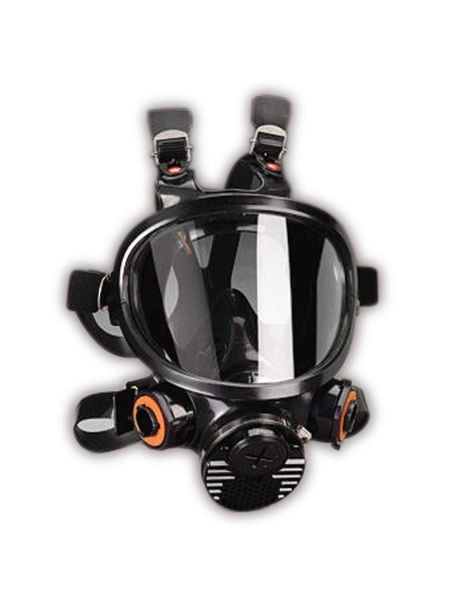 Black Silicone Reusable Full Facepiece Respirator S69730
