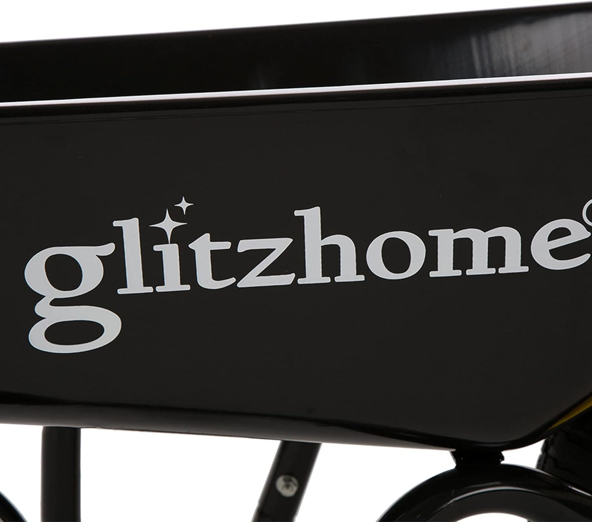 Black Steel Framed Garden Wheelbarrow Utility Dump Cart P3619