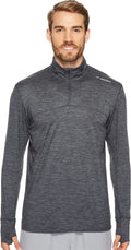 1/2 Zip Heather Asphalt S8768
