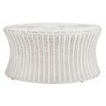 White Cocktail Ottoman V18950