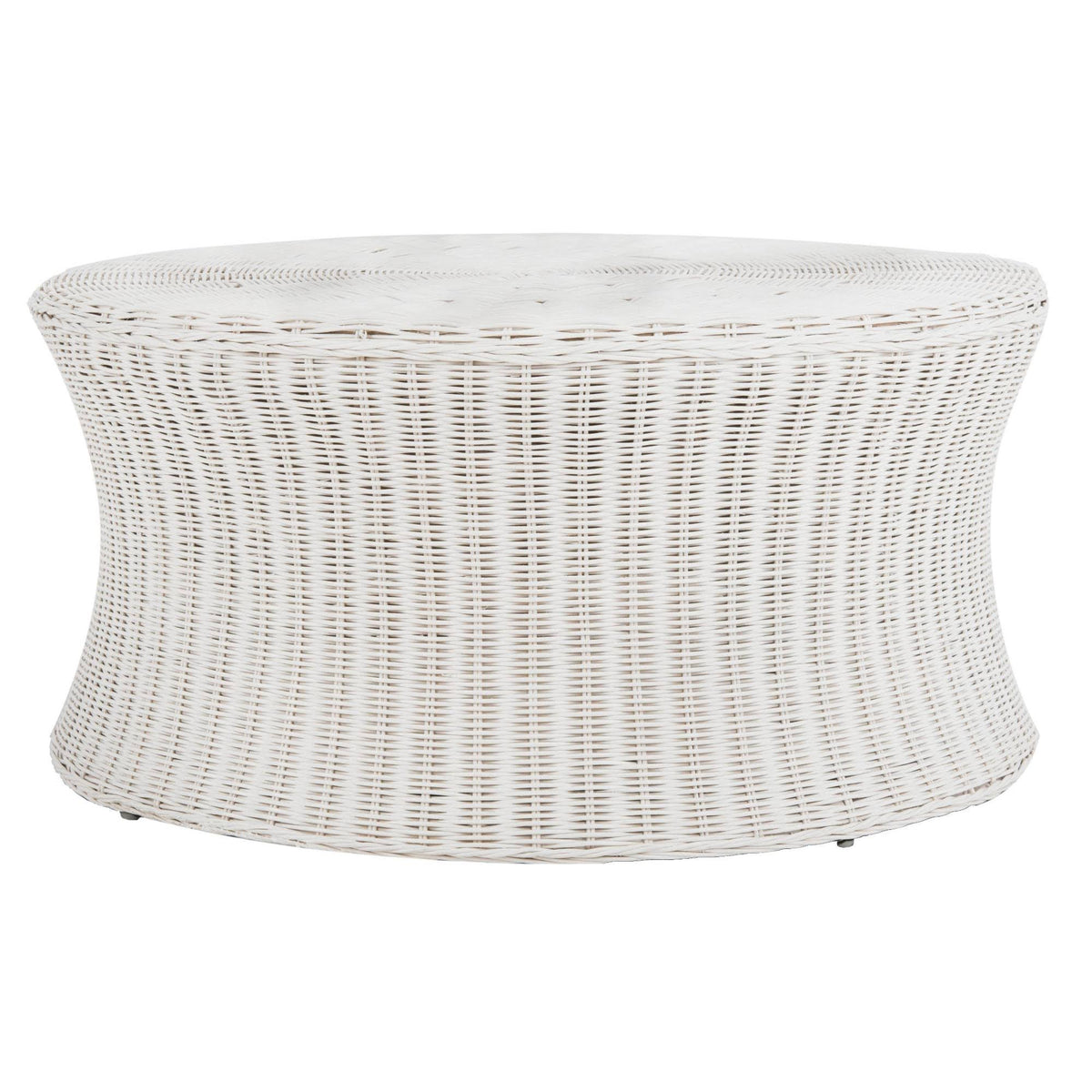 White Cocktail Ottoman V18950