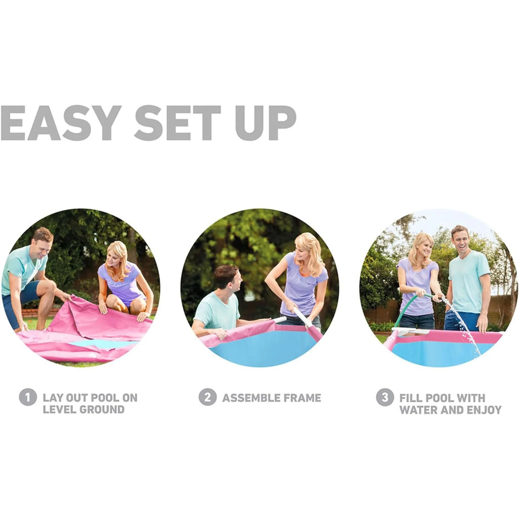 Pink 8' x 30" Above Ground Swimming Pool B107