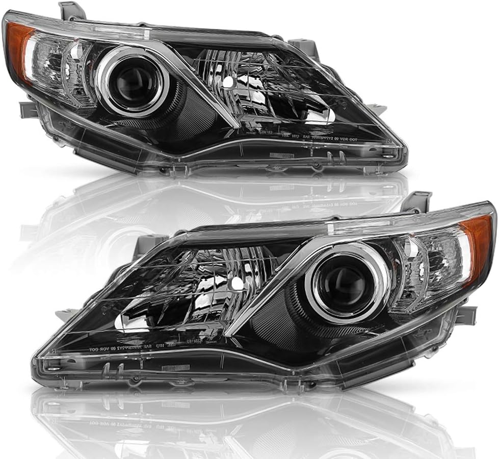 Black Projector Headlights Assembly Driver + Passenger Side K256870