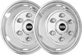 Polished 19.5 inch 6 Lug Stainless Steel Wheel Simulator Kit B404019