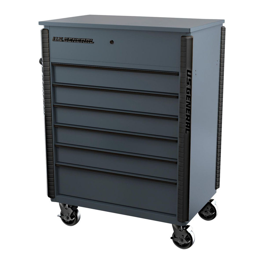 Slate Gray 6-Drawer Service Cart U294