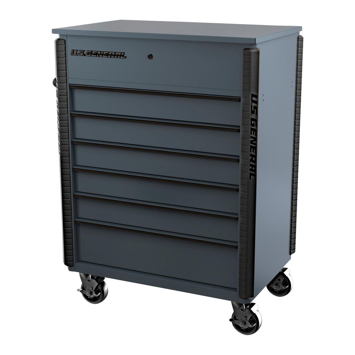 Slate Gray 6-Drawer Service Cart U294