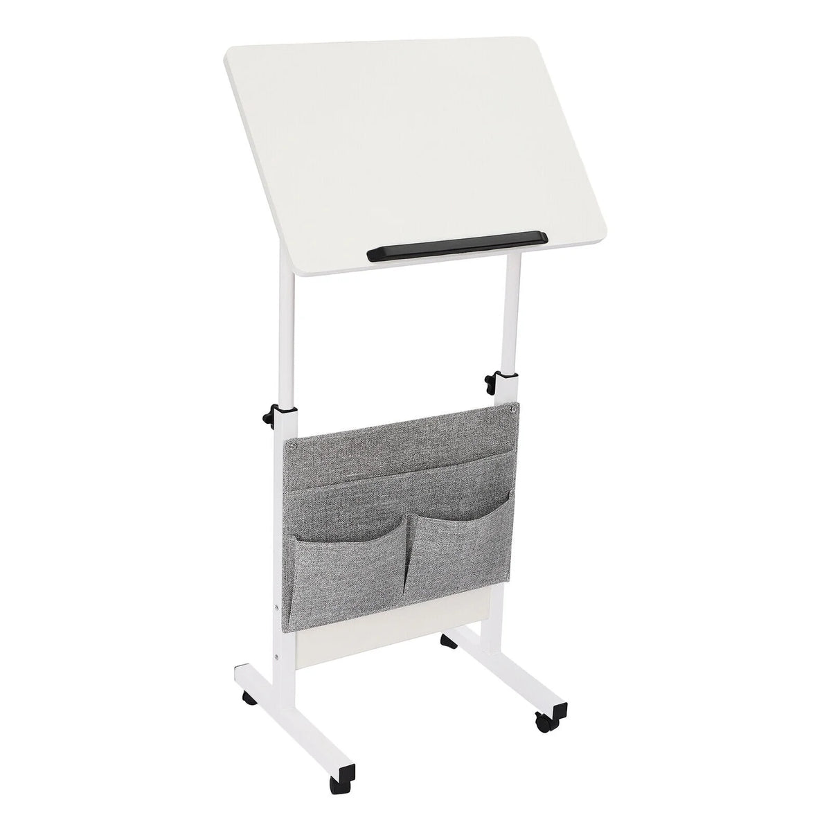 Adjustable Height Rolling Laptop Desk H445