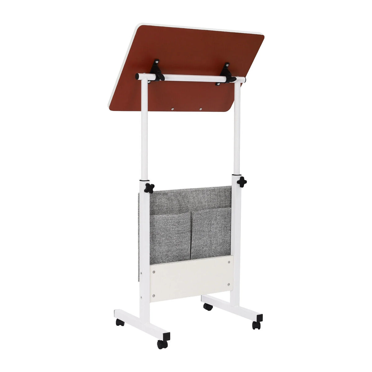 Adjustable Height Rolling Laptop Desk H445