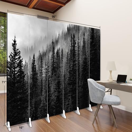 4 Panels Folding Screen Room Divider L371