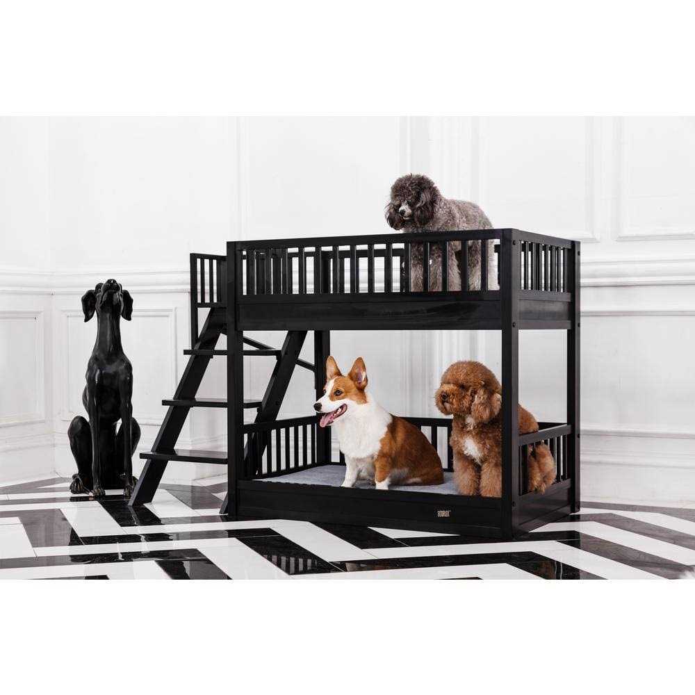Dog Bunk Bed with Removable Cushions M5940