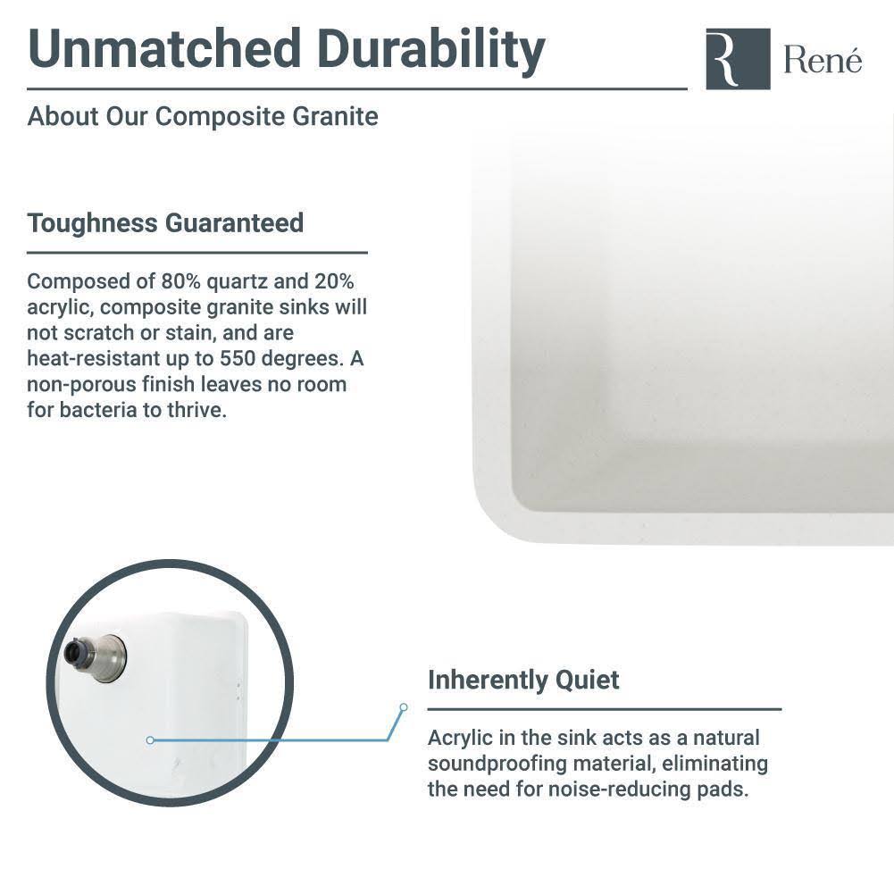 Ivory Kitchen Sink Q51627
