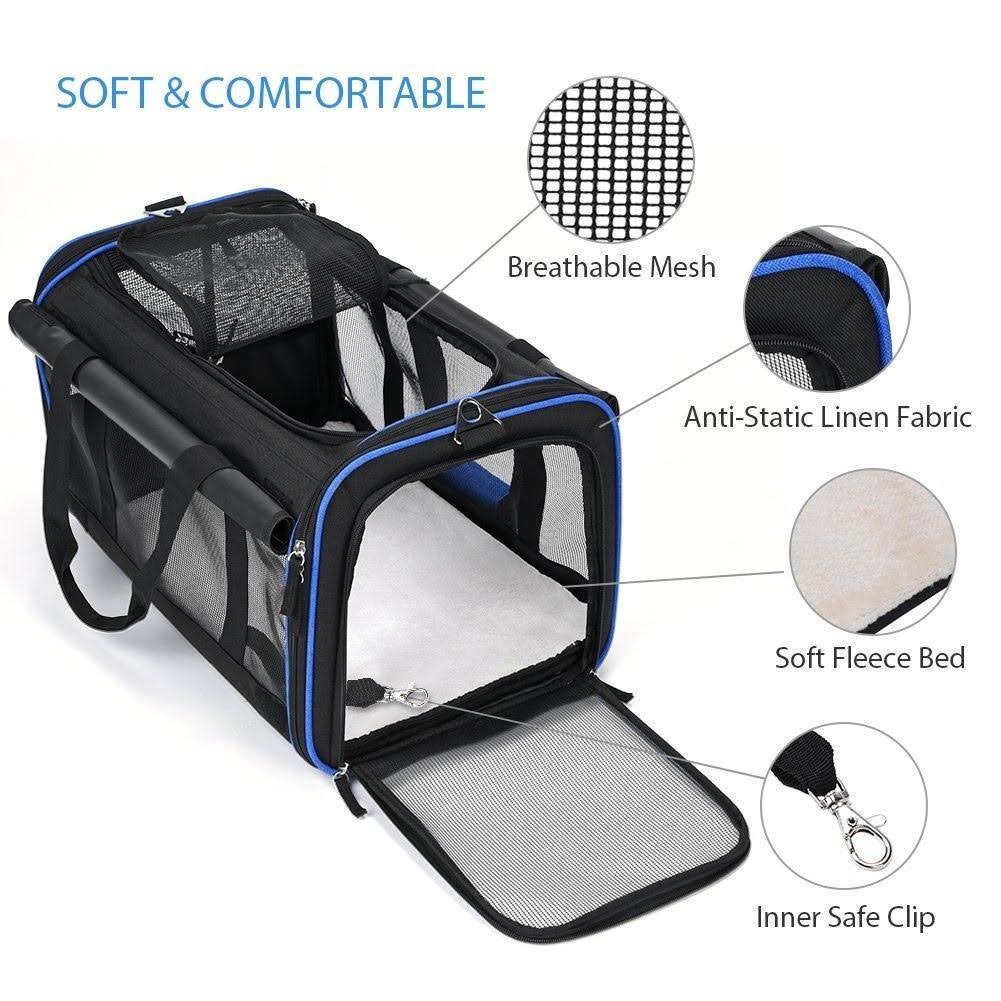 Removable Wheeled Pet Travel Carrier P374