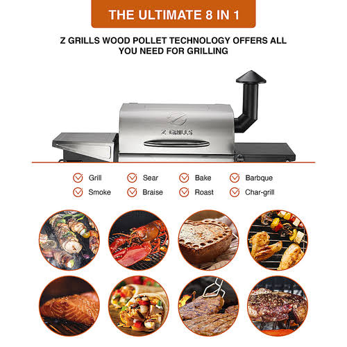 Stainless Steel Pellet Grill B928051