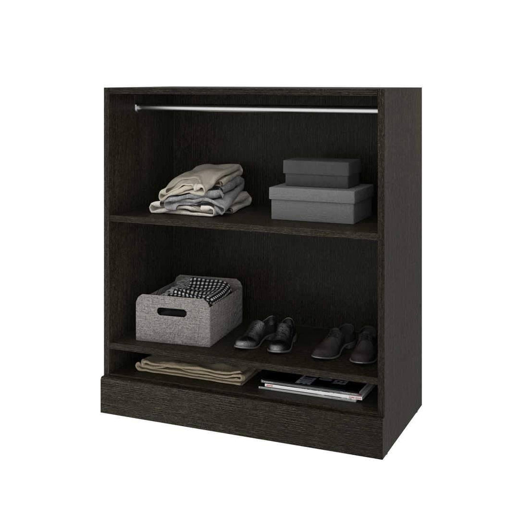 White Low Storage Unit with Rod N575234