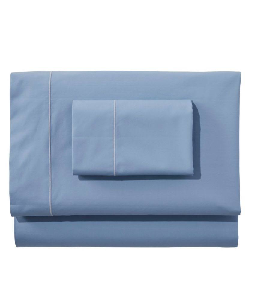 Blue Full Size Egyptian Percale Sheet Collection G664132