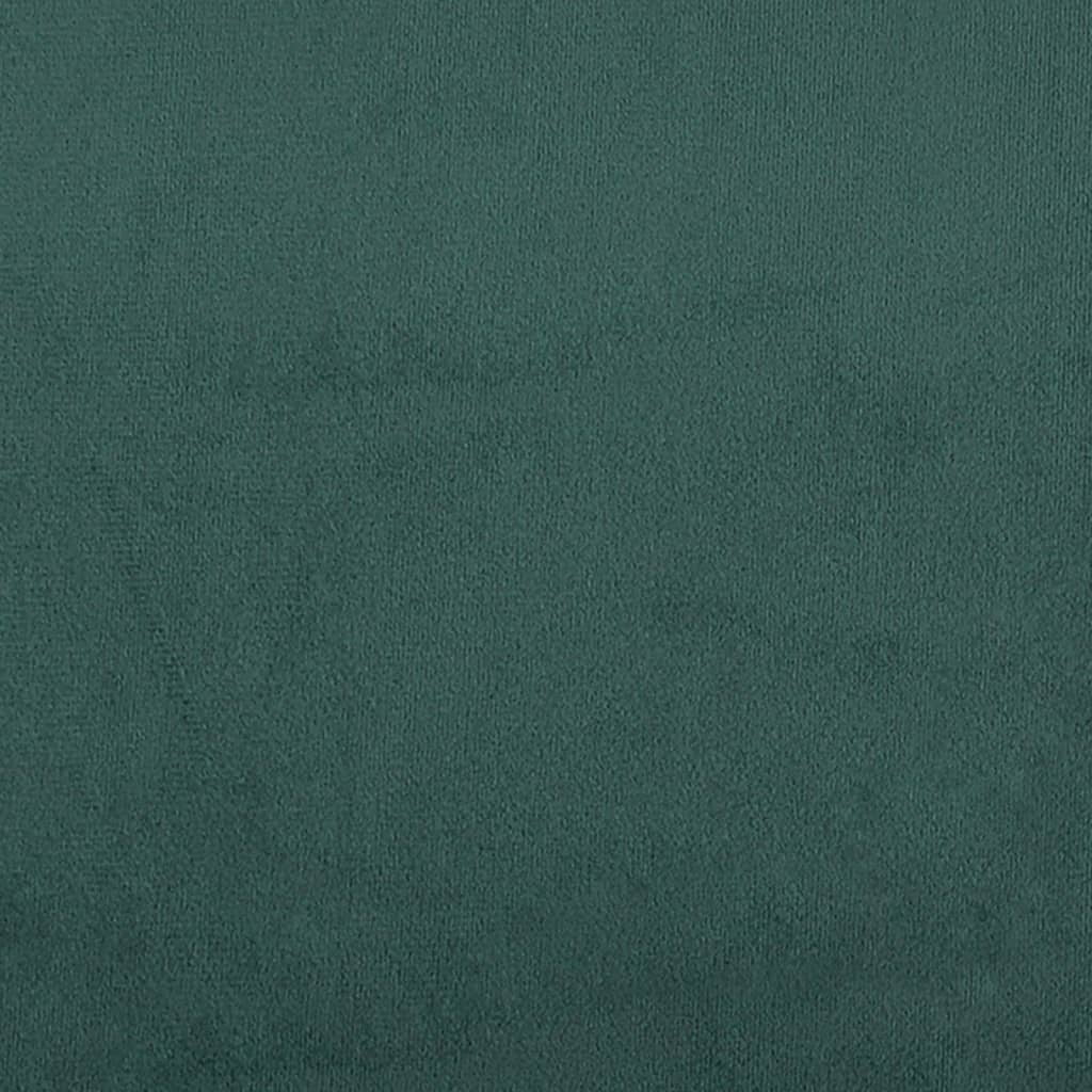 Dark Green Velvet 2 Piece Sofa Set with Cushions W73640